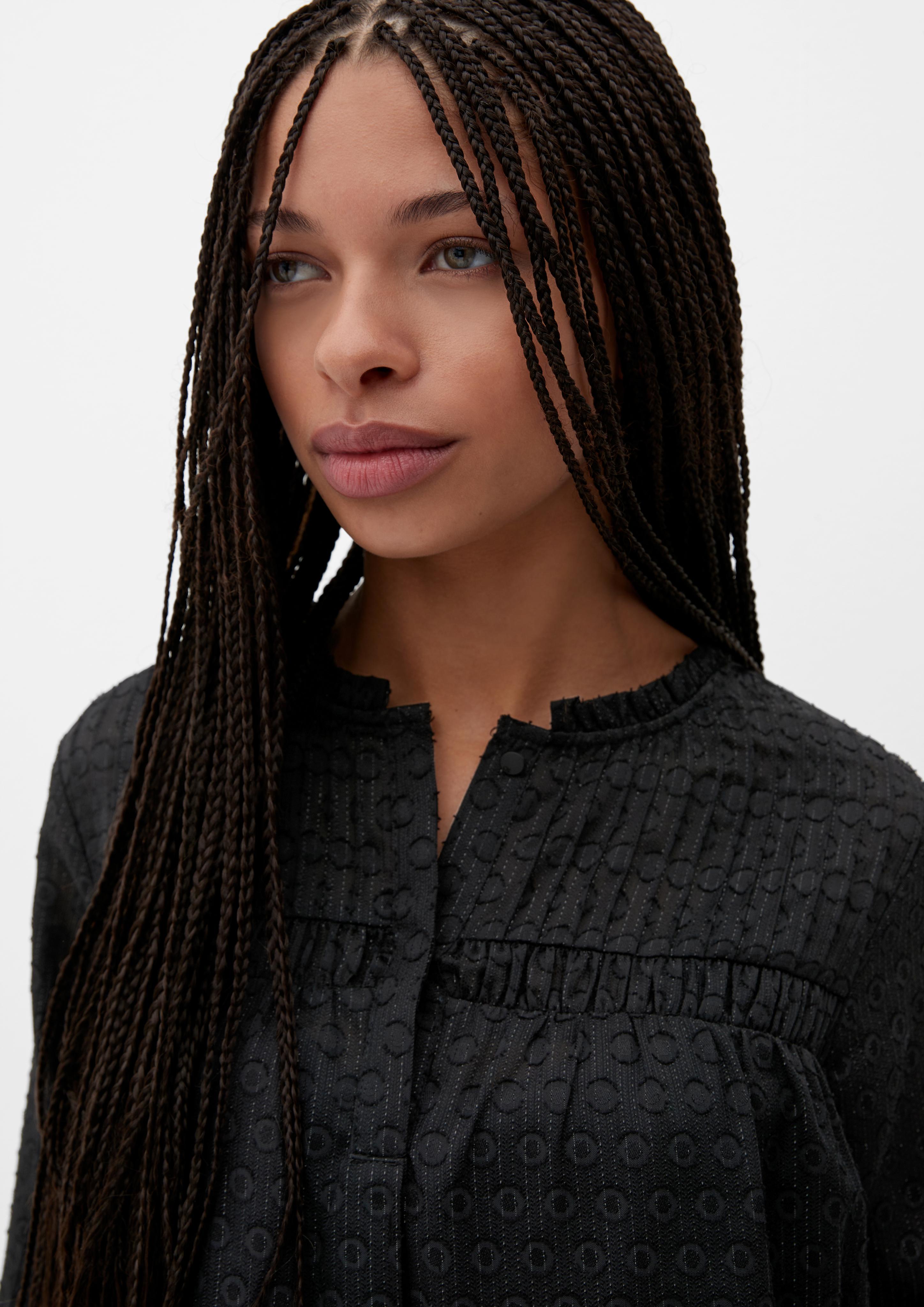 Bluse mit Rüschenkragen  2124265-9999