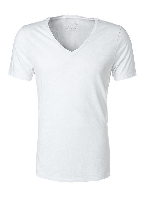 JUVIA, T-Shirt, Baumwolle, weiß