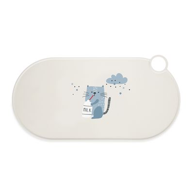 TIAKI Silikon Napfunterlage Milky Kitty