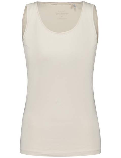 Basic Top aus nachhaltigem Baumwoll-Stretch