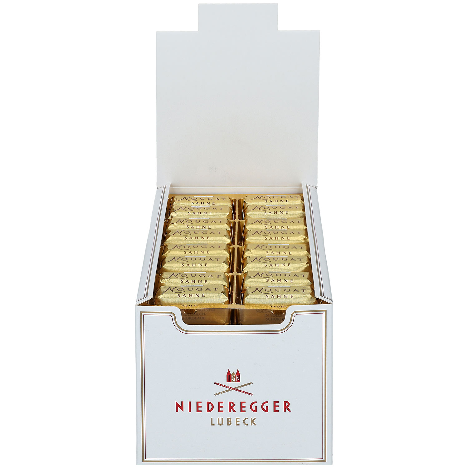 Niederegger Nougat Klassiker Sahne 80x12,5g