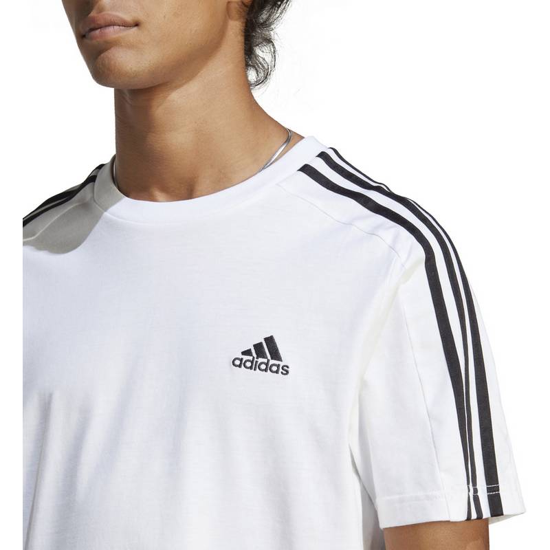 adidas ESSENTIALS SINGLE JERSEY 3-STREIFEN T-Shirt Herren