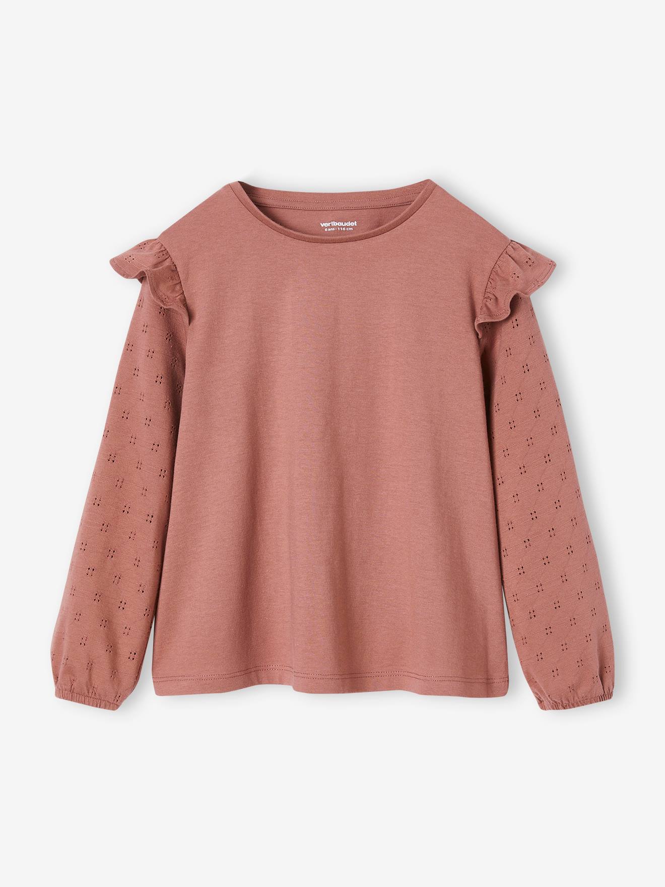 Vertbaudet Mädchen Blusenshirt BASIC, personalisierbar Oeko-Tex - marine
