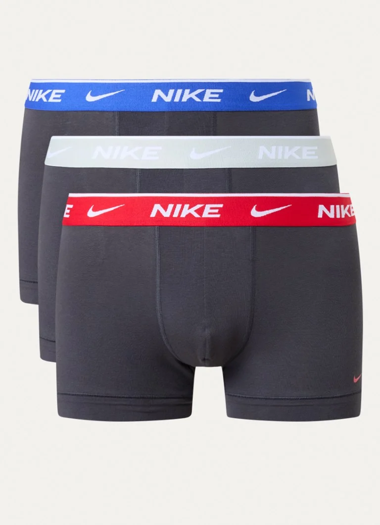 Zestaw 3 bokserek Nike z logo w pasie.