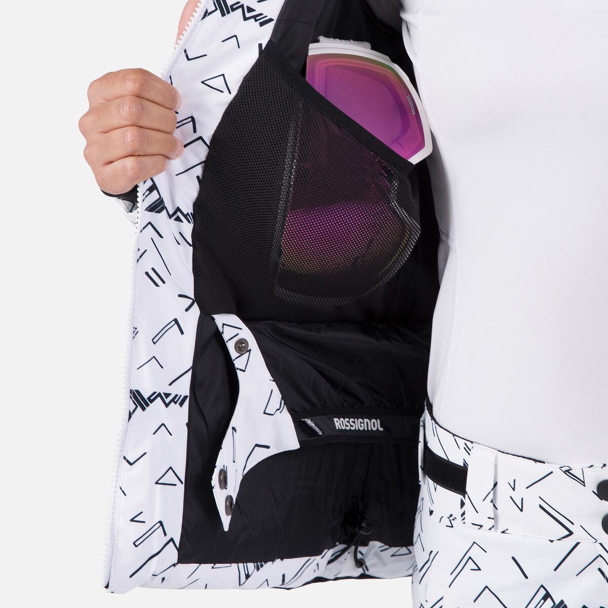 Damensteppjacke mit Print Staci