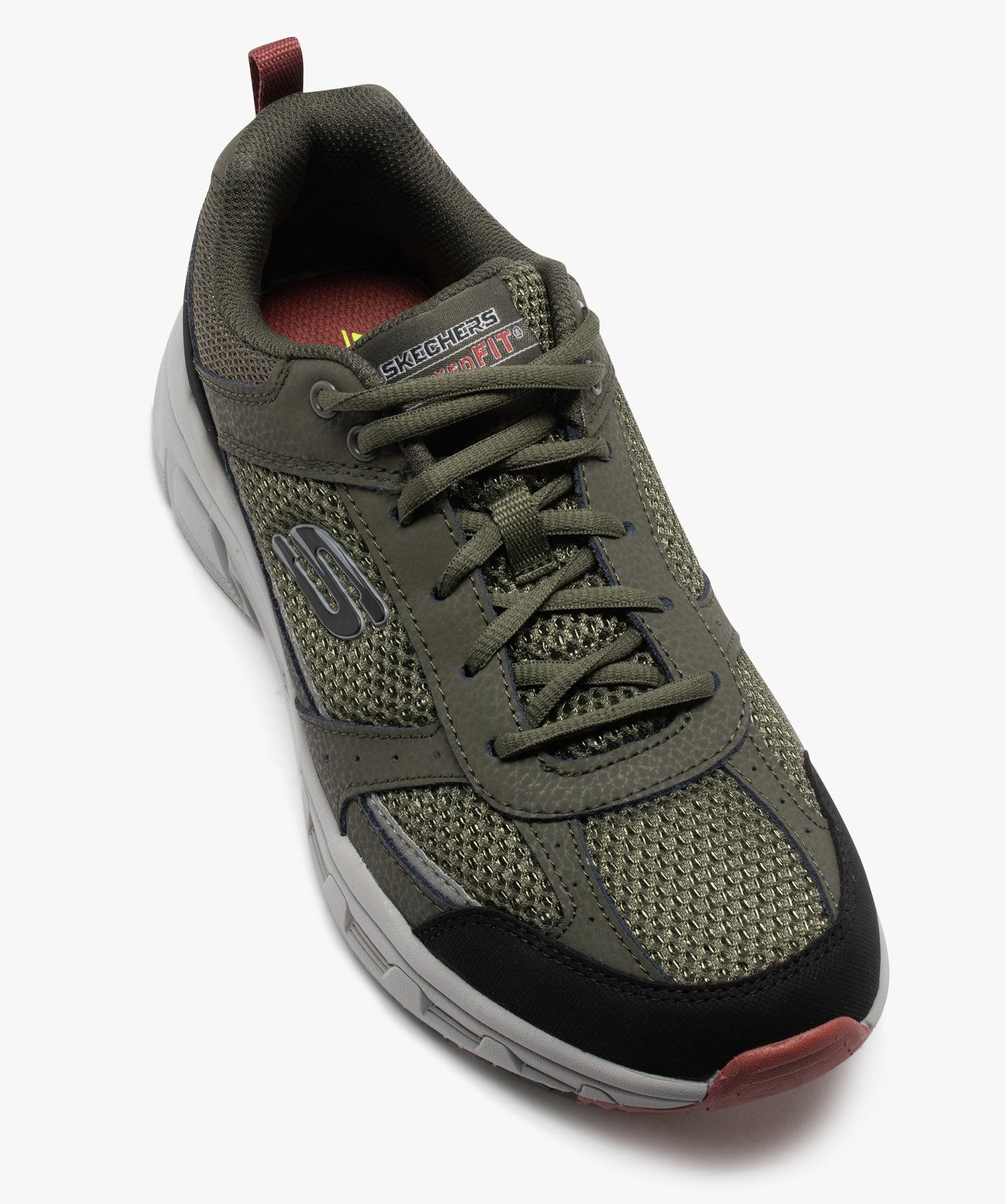 Baskets homme outdoor en mesh et à lacets - Skechers vert | GEMO