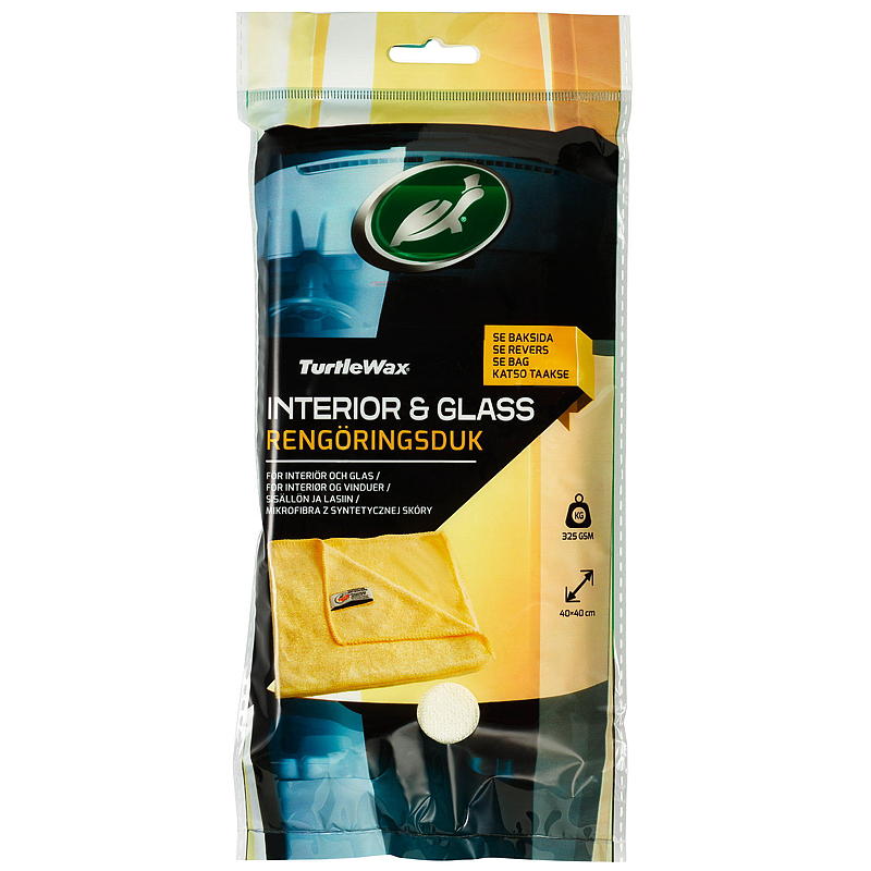 Turtle Rengjøringsduk Interiør og glass, Turtle Wax
