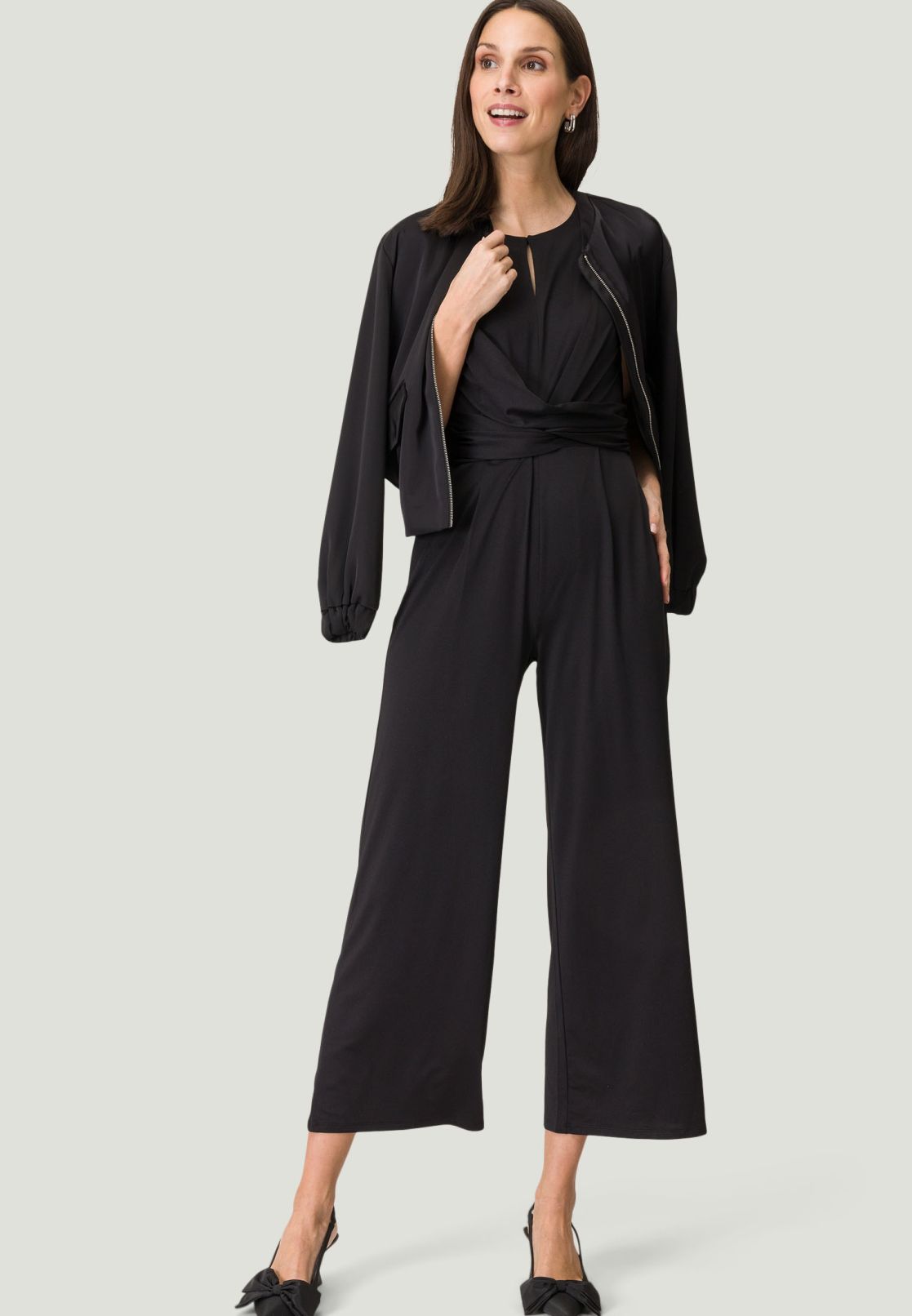 Jumpsuit mit Raffung