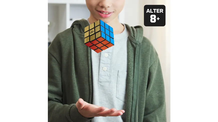 Rubik’s 3x3 Retro Cube Zauberwürfel - der 3x3 Cube im Look and Feel des Originals von vor 50 Jahren