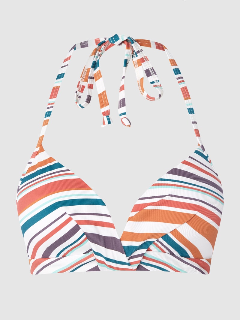 Bikini-Oberteil in Triangel-Form Modell 'Halio' in orange