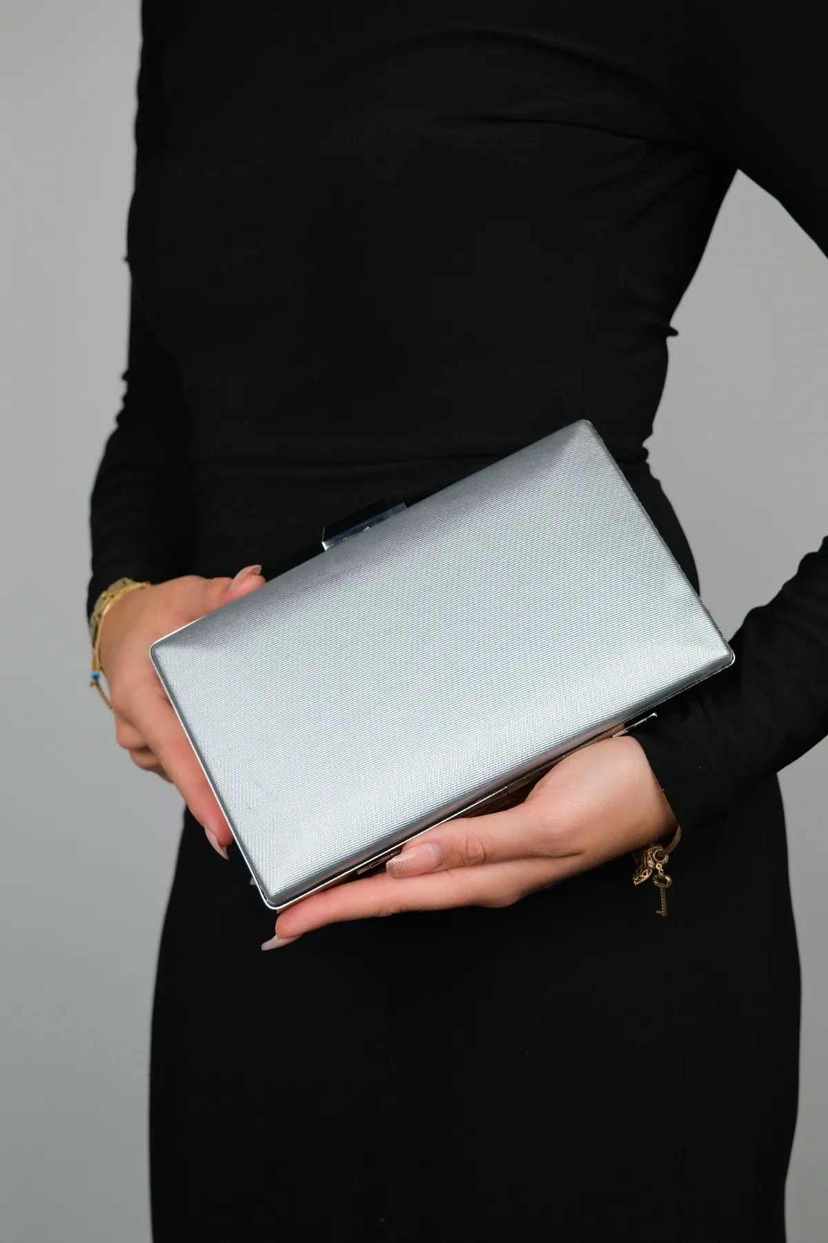 LuviShoes  GODE Silber Lavezzi Abendtasche für Damen