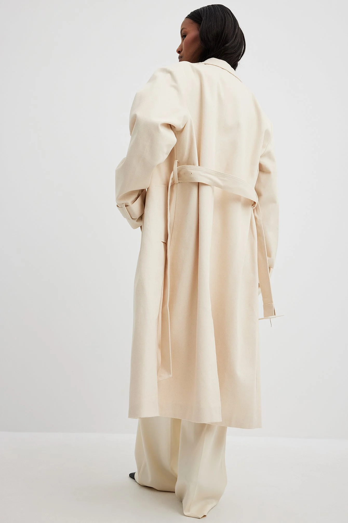 Trenchcoat aus schwerer Baumwolle