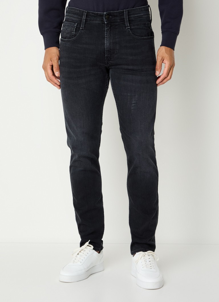 Džíny Replay Anbass slim fit s tmavým praním
