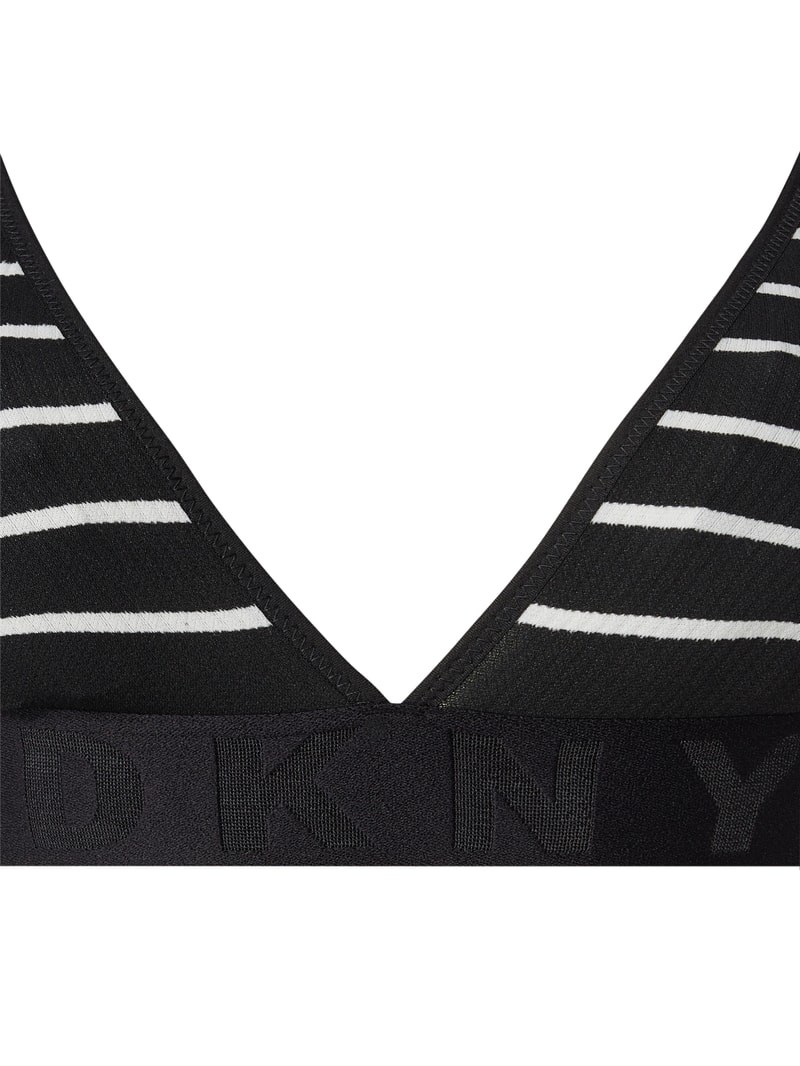 Bralette mit herausnehmbaren Cups in schwarz