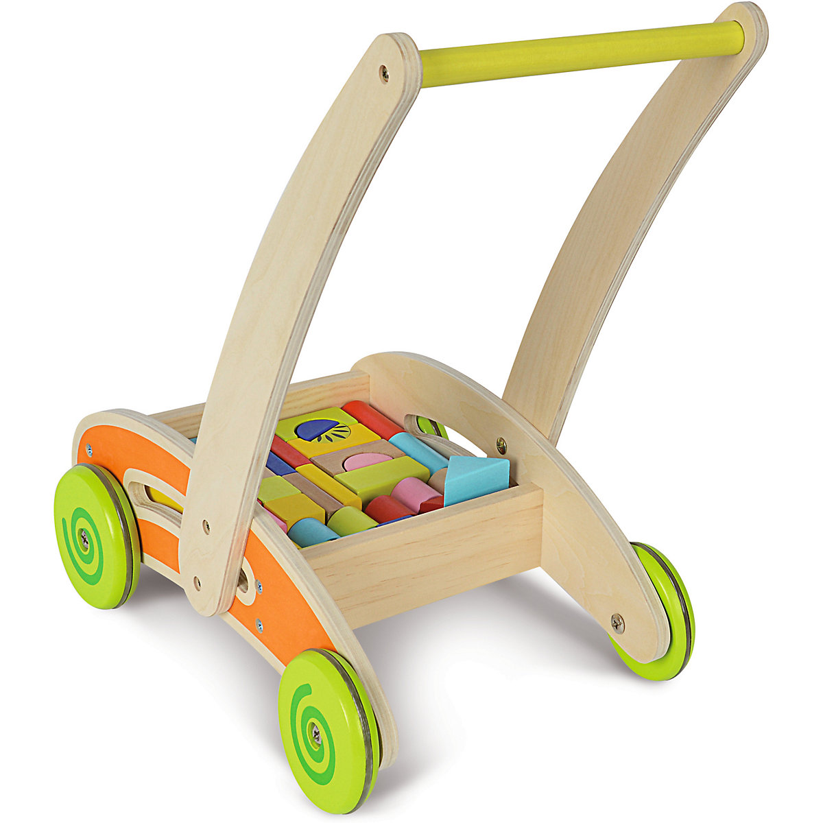 Spielwagen mit Bausteinen