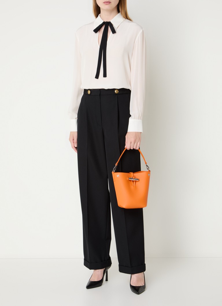 Longchamp Le Roseau shoulder bag with detachable shoulder strap