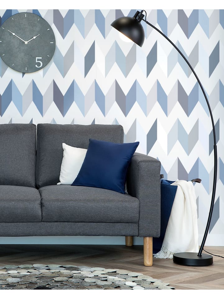 Beliani Stehleuchten DINTEL in Schwarz - (W) 25 x (H) 155 x (L) 25 cm günstig kaufen onesize