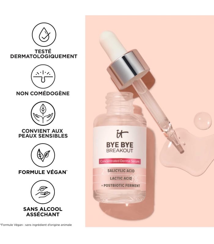 IT COSMETICS-BYE BYE BREAKOUT-Sérum anti-acné à l'acide salicylique