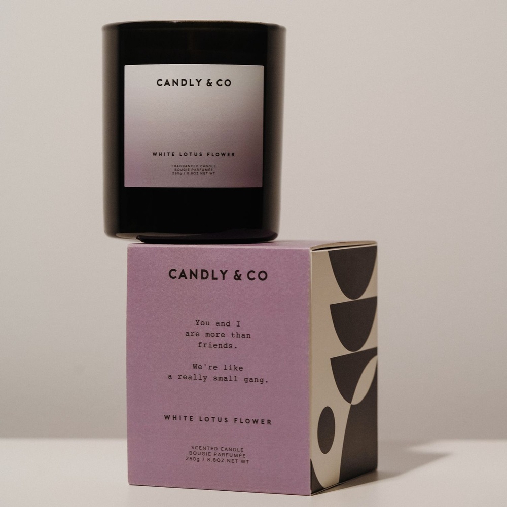 candly&co Bougie No.8 Fleur de Lotus Blanc / Musc Bougie