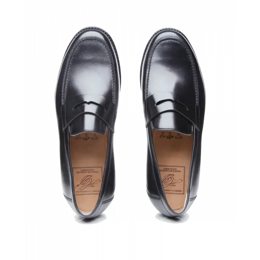 Heinrich Dinkelacker - Loafer WIEN PLAIN BC Kalbsleder - schwarz