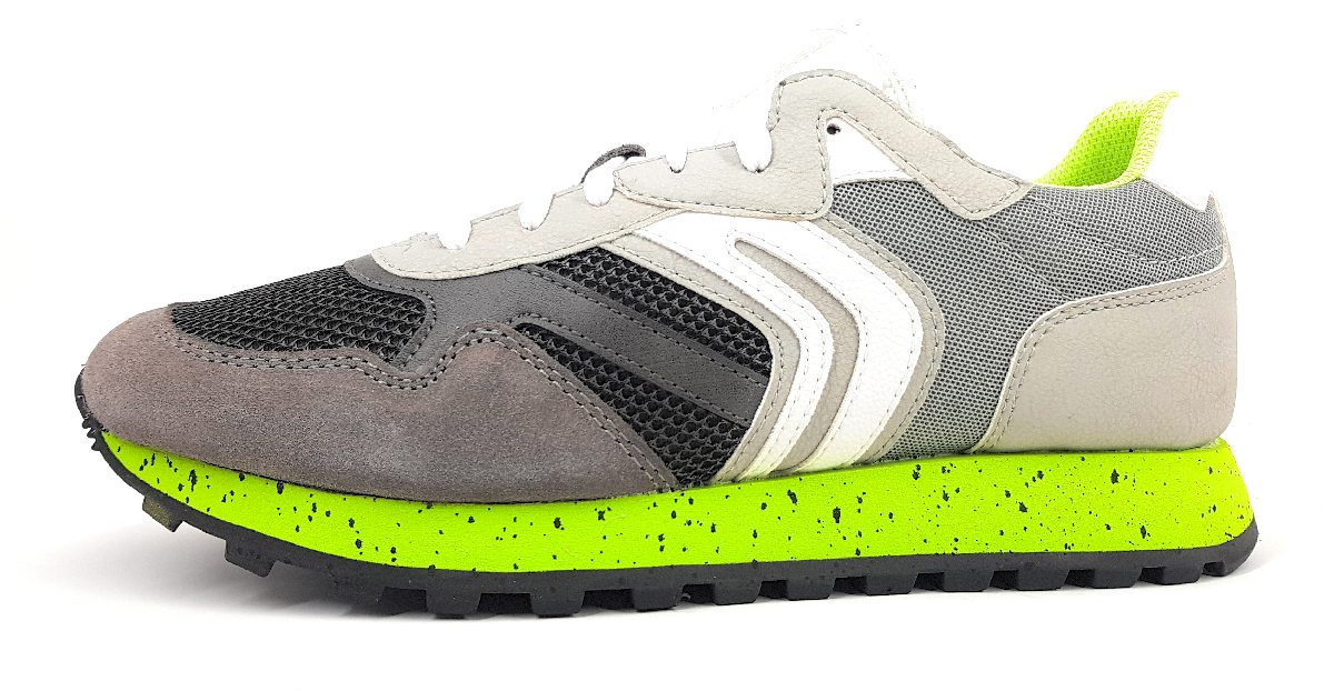Geox Ponente U16CPA-014EK/C0666 Grau C0666 grey/lime