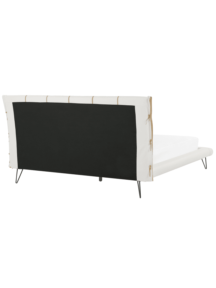 Beliani Doppelbett BETIN in Weiß - (W) 220 x (H) 118 x (L) 230 cm günstig kaufen onesize