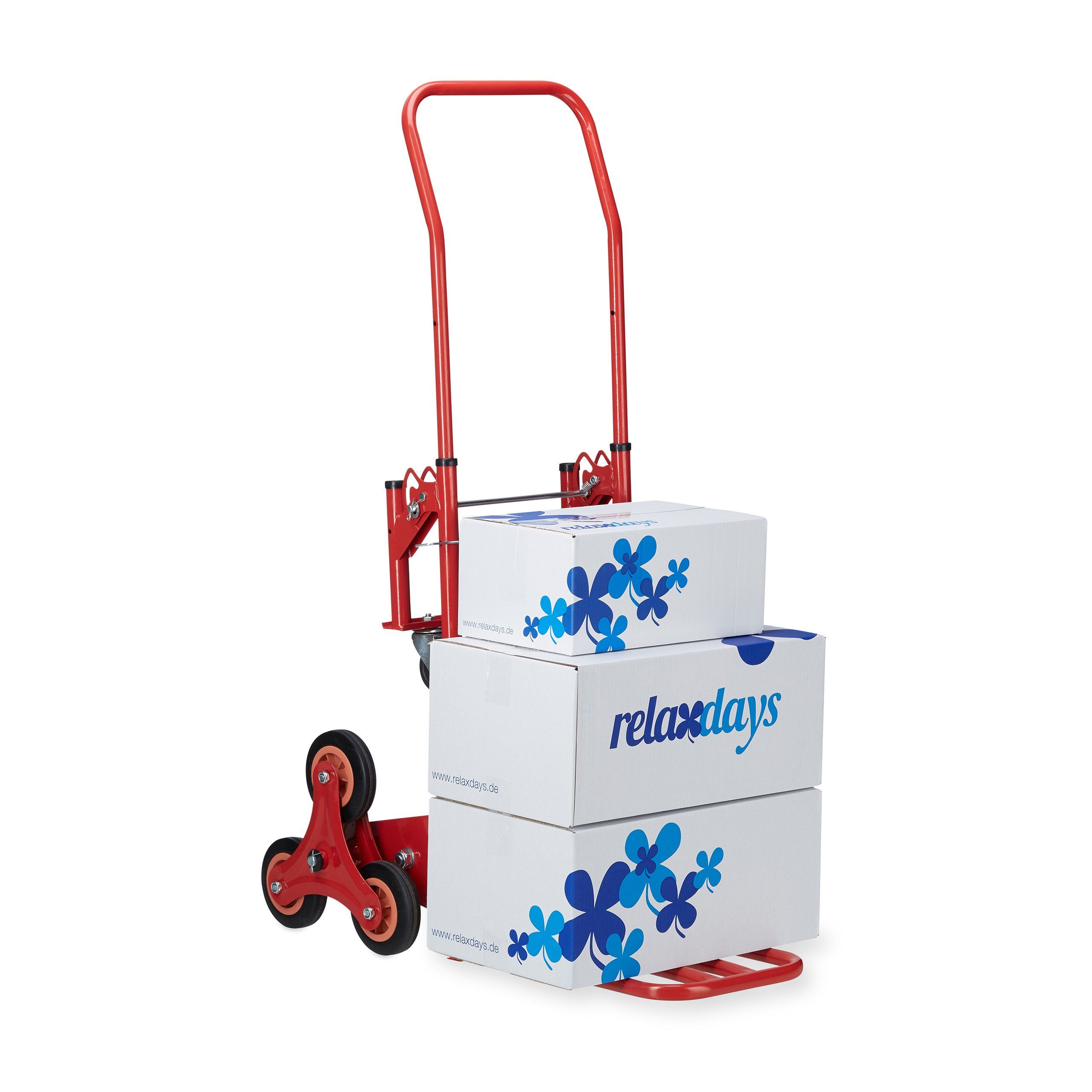 relaxdays Treppensackkarre Treppensteiger bis 150 kg