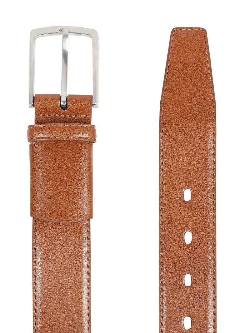 Gürtel aus Leder in cognac