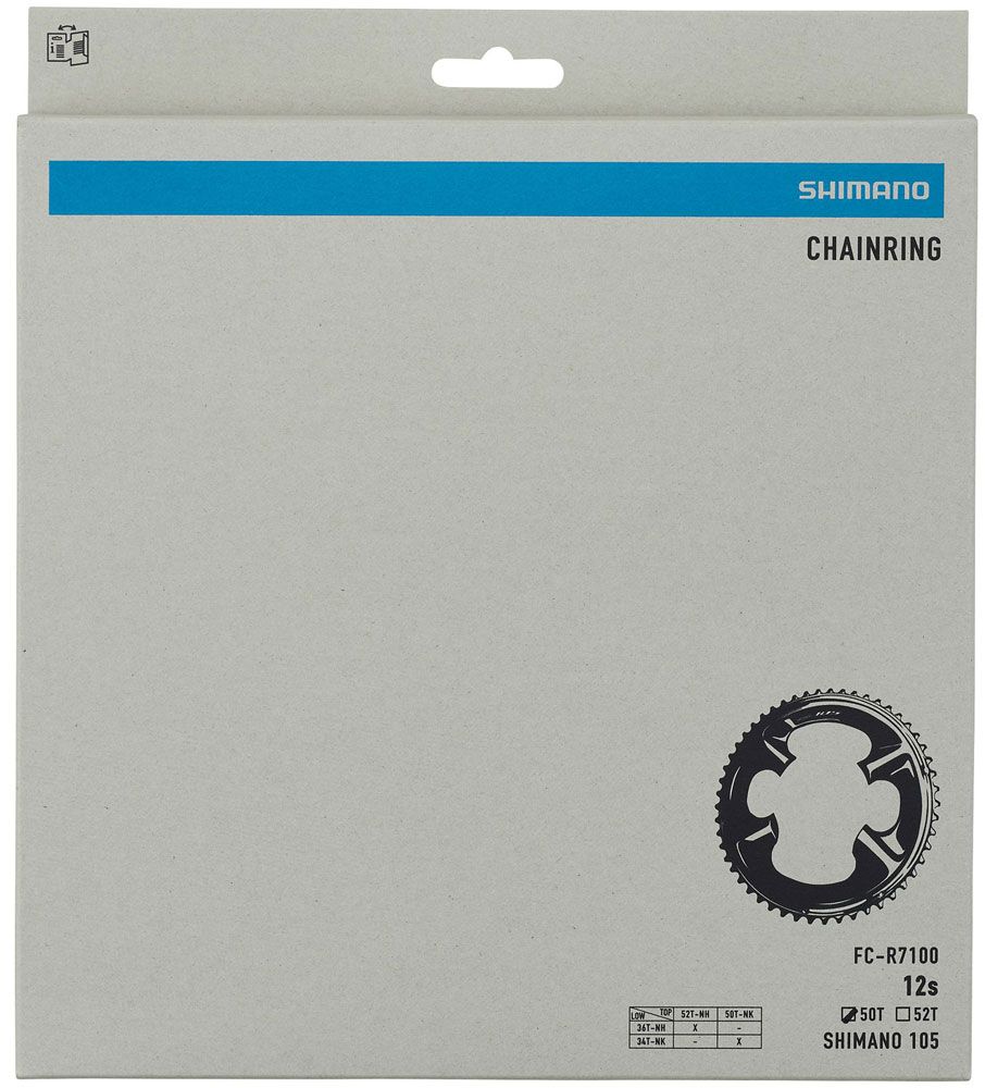 Shimano 105 Kettenblatt für FC-R7100 50/34 Zähne kaufen | Bike-Discount