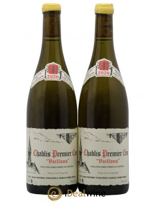 Chablis 1er Cru Vaillons Vincent Dauvissat (Domaine)  2020 - Lot de 2 Bouteilles