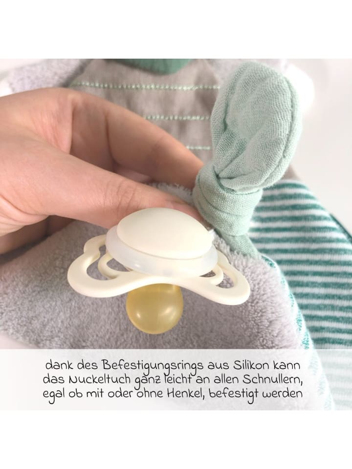 Fehn Schmusetuch / Schnuffeltuch - Esel in grau,gruen günstig kaufen onesize