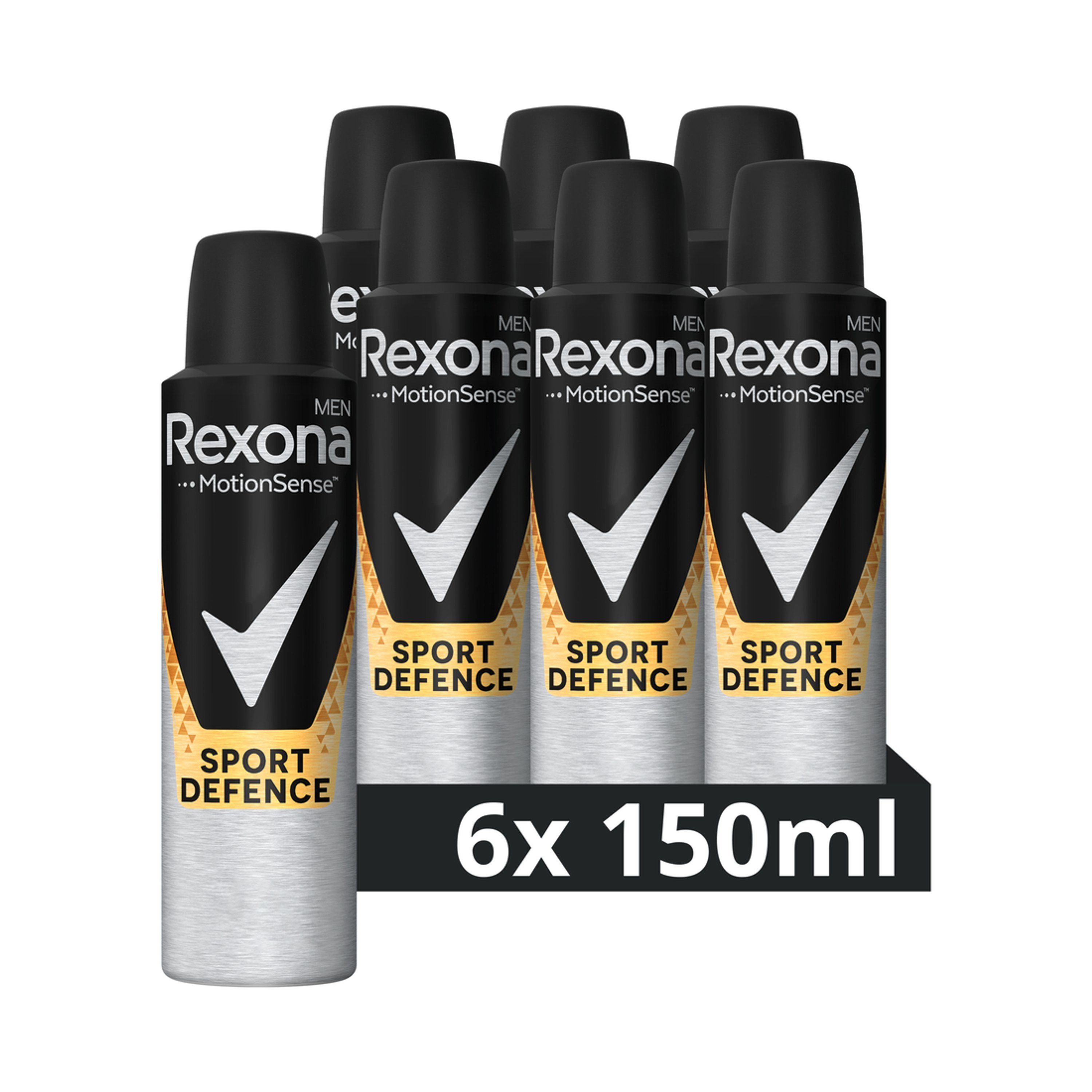 Rexona Deo-Set Rexona Men MotionSense Deo Spray 6x 150ml Deodorant Männerdeo