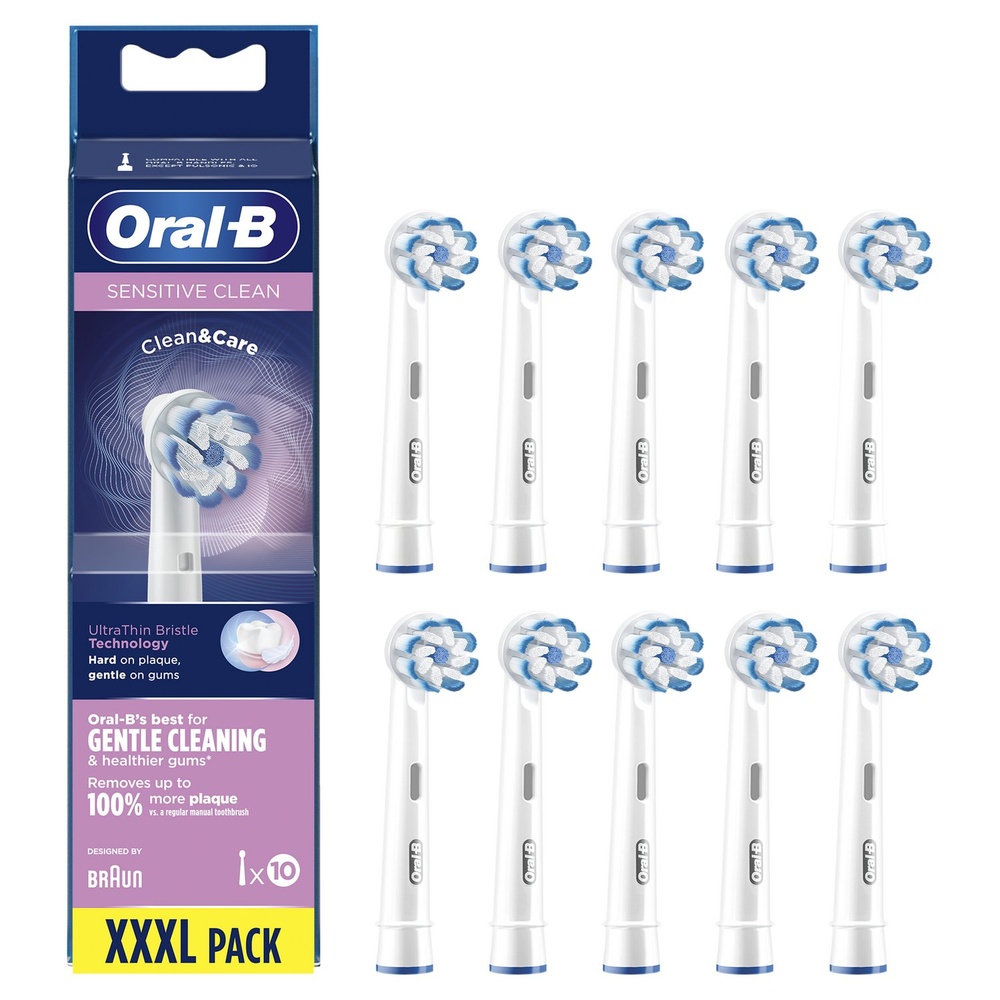 oral-b Oral-B Sensitive Clean Brossette, 10 Brossettes De Rechange