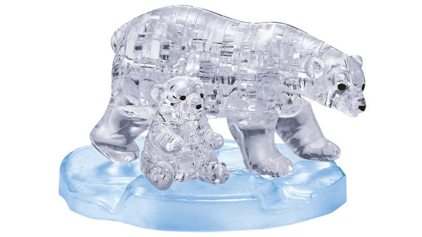 HCM Kinzel - Crystal Puzzle - Eisbärenpaar
