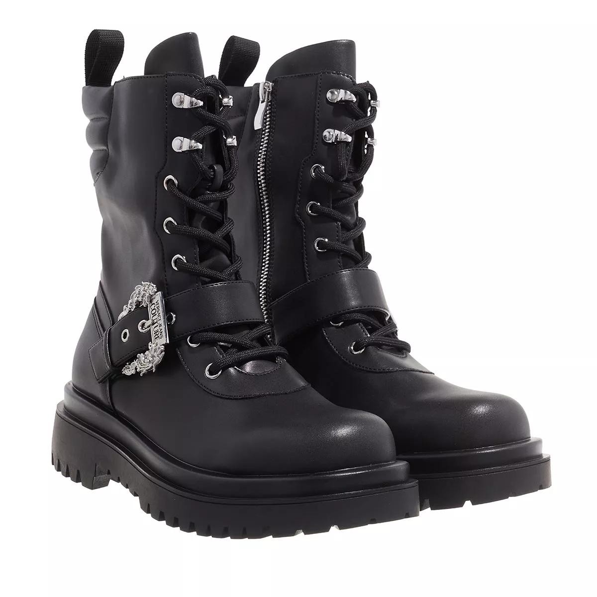 VERSACE Stiefeletten schwarz Schnürstiefel