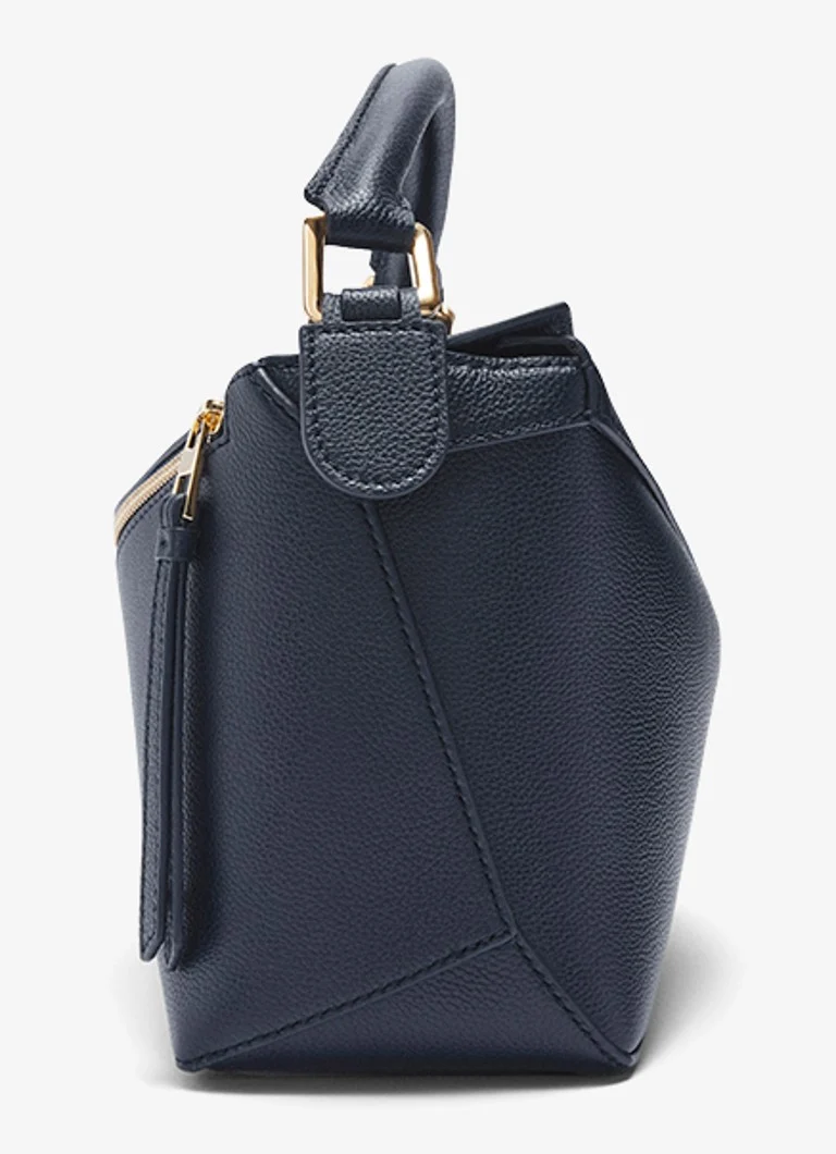 LOEWE Puzzle Edge Malá kabelka z telecí kůže
