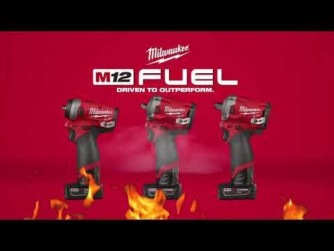 Chave de impacto curta Milwaukee 12V FUEL™ de 3/8