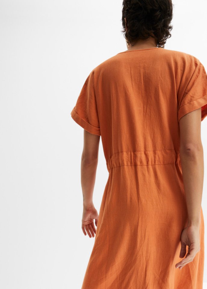 Kleid aus Leinenmischung