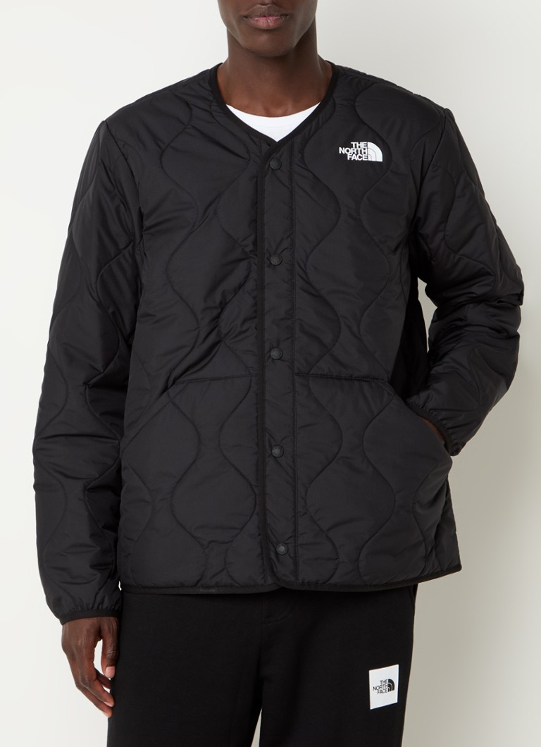 The North Face Ampato quilted jacket with quilt pattern and logo