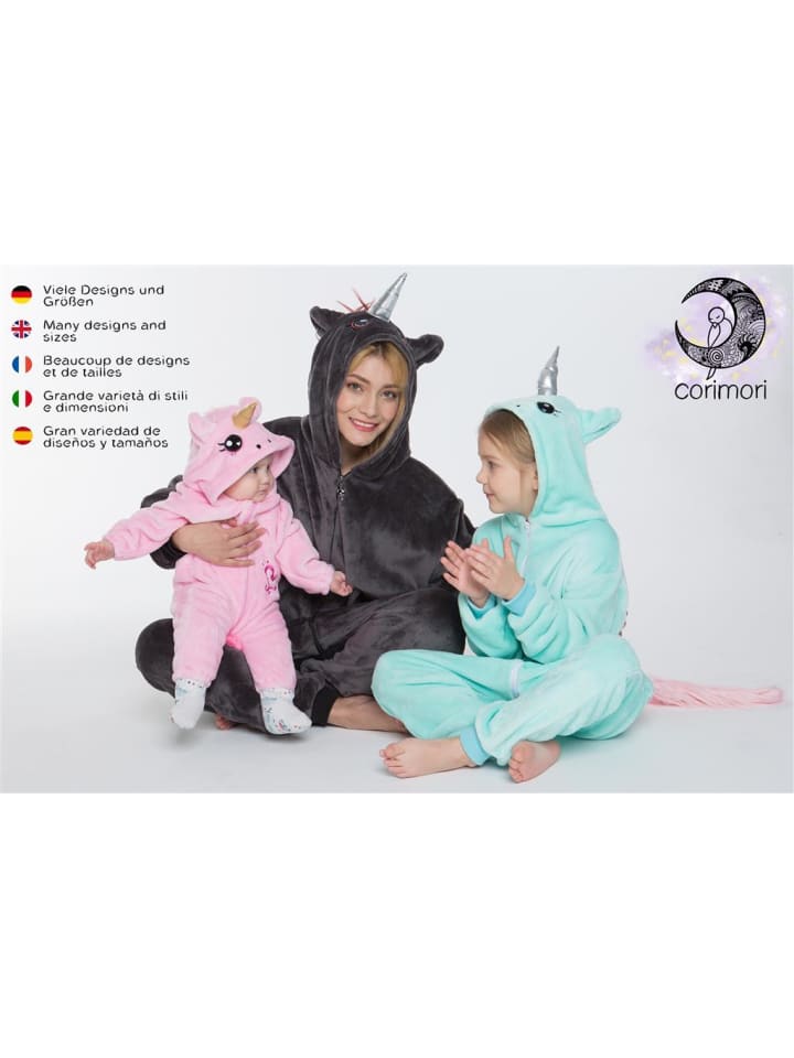 Corimori Onesie Kostüm in Türkis günstig kaufen