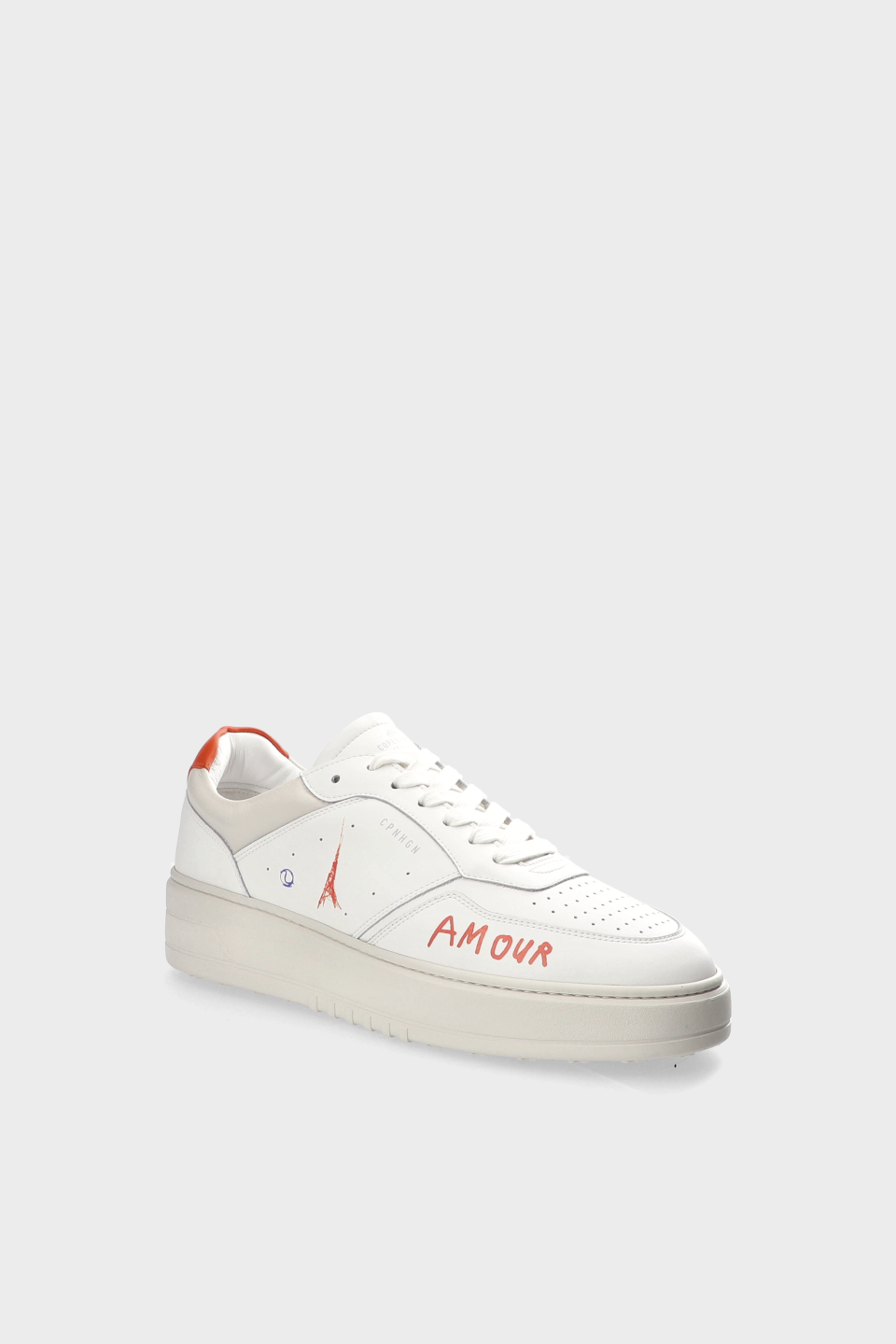CPH PARIS M - leather - white/orange
