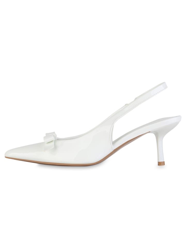 VAN HILL Slingpumps Seraphina in Weiss Lack günstig kaufen