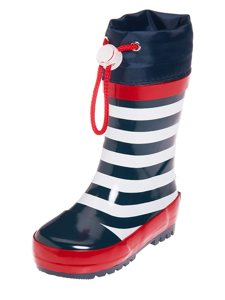 Playshoes Gummistiefel in Dunkelblau/ Weiß günstig kaufen