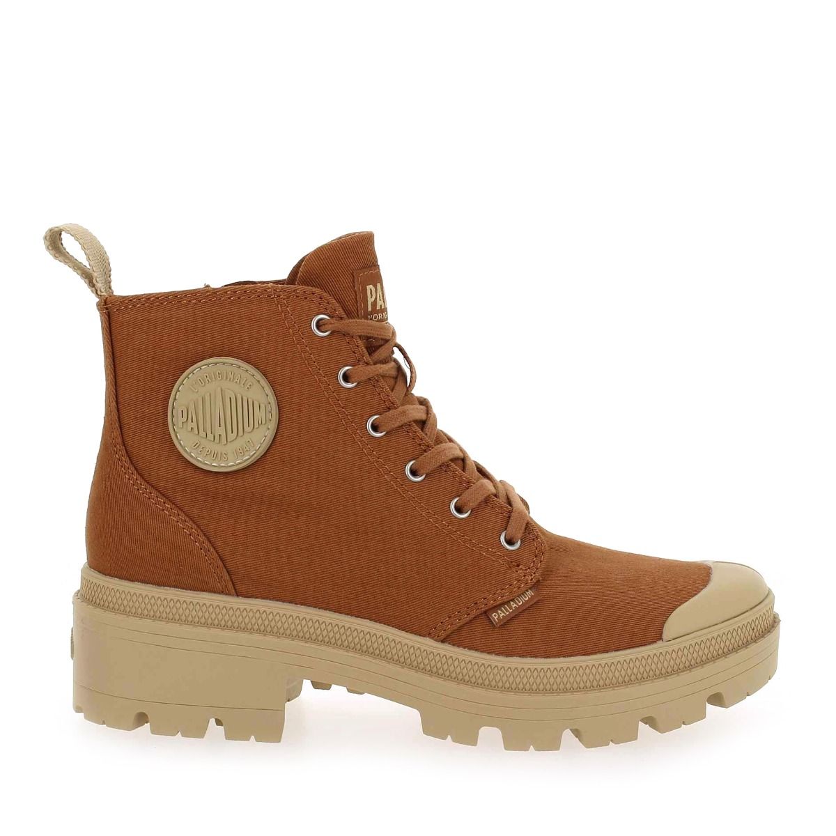 Palladium  PALABASE TWILL - Brique