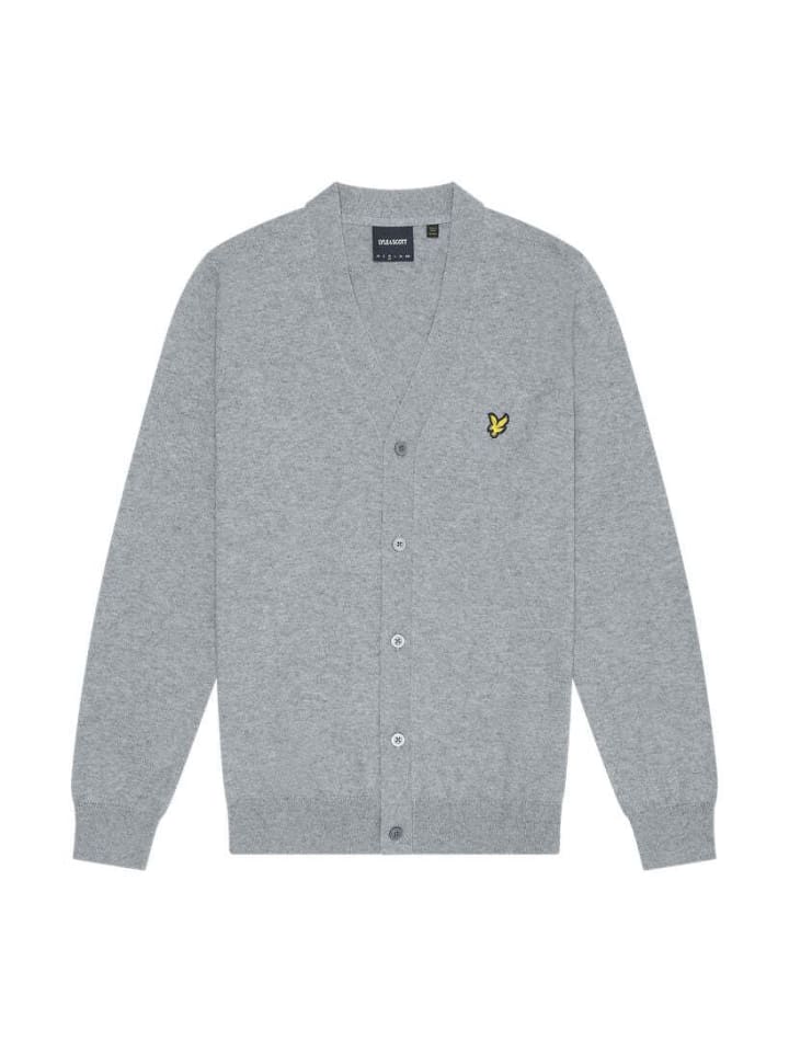 Lyle & Scott Cardigan in Grau günstig kaufen