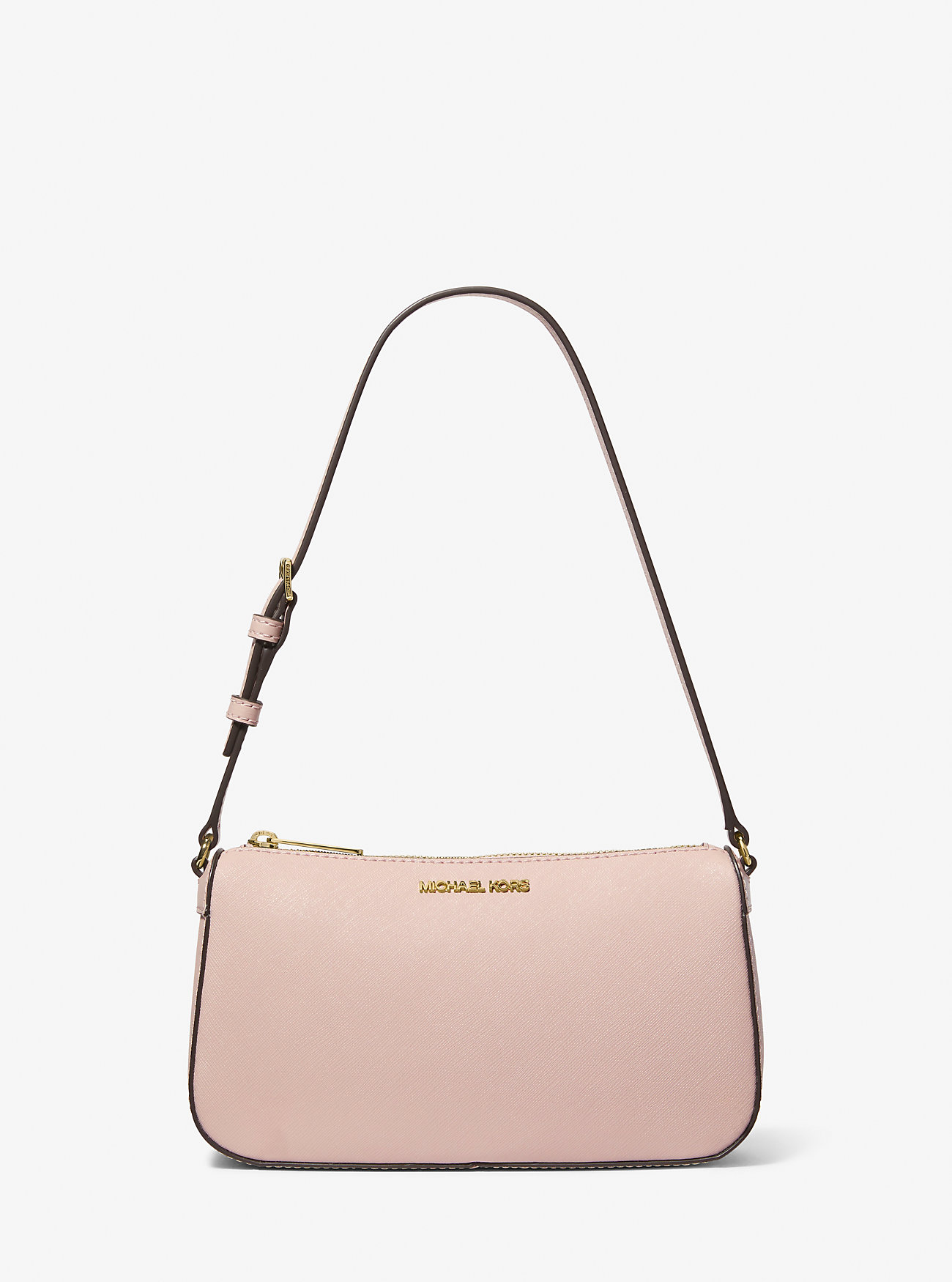 Jet Set Medium Saffiano Skinnveske - MYK ROSA