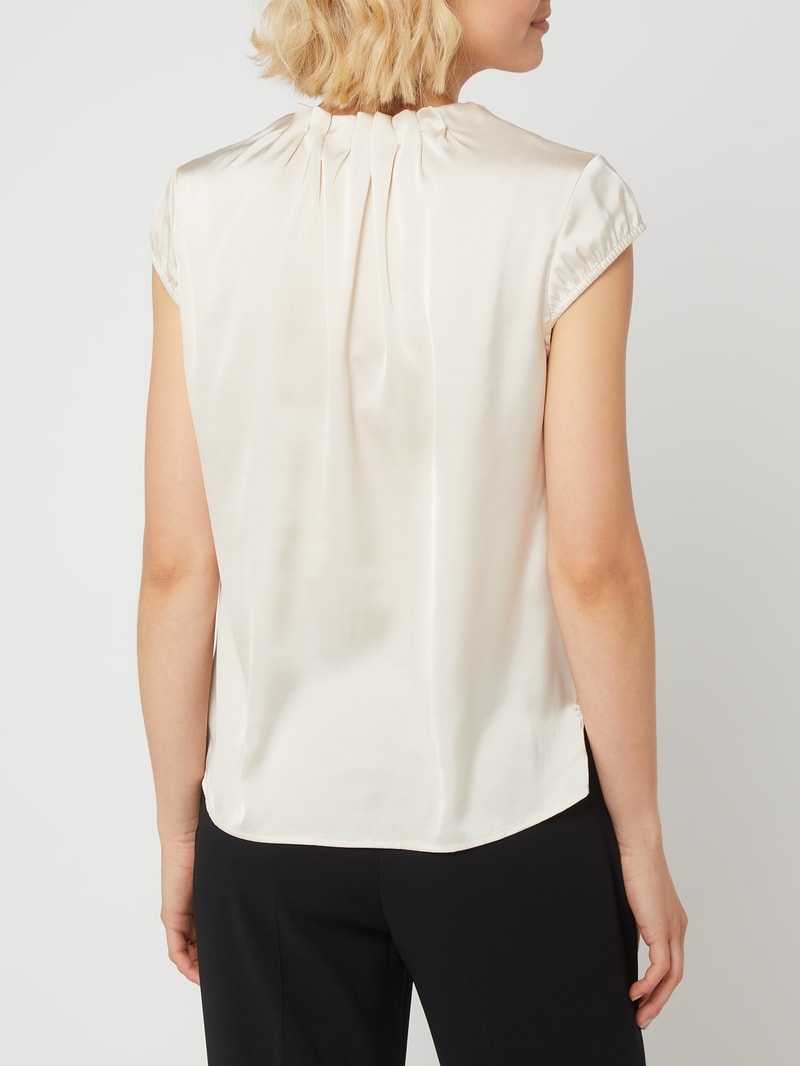 Blusenshirt mit Allover-Muster in sand