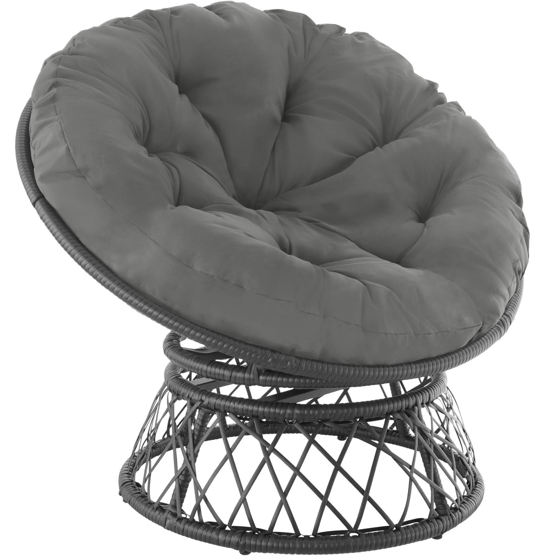 tectake Rattanstuhl Gargano (1er, 1 St), Pflegeleicht