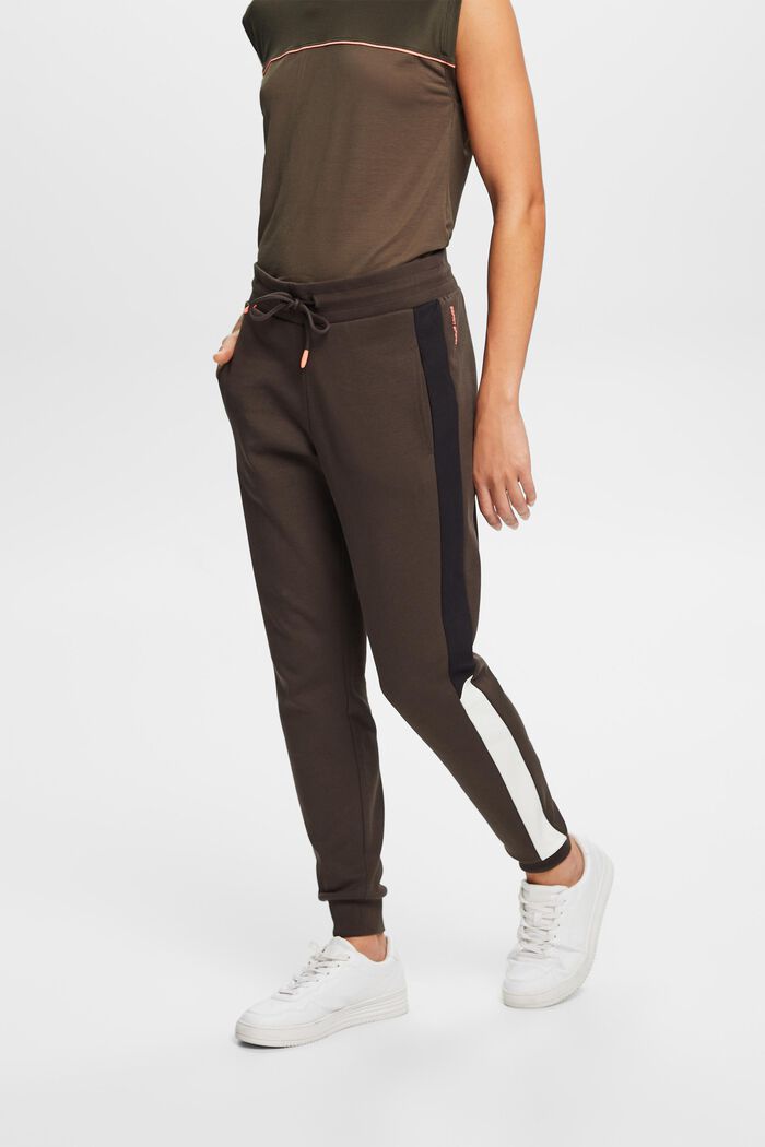 Schmale Jogginghose aus Baumwoll-Mix