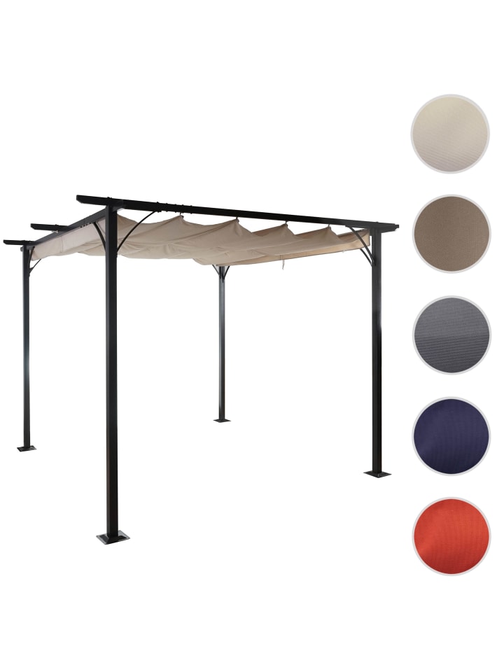 MCW Pergola C42 mit Schiebedach, 3x3m creme günstig kaufen onesize